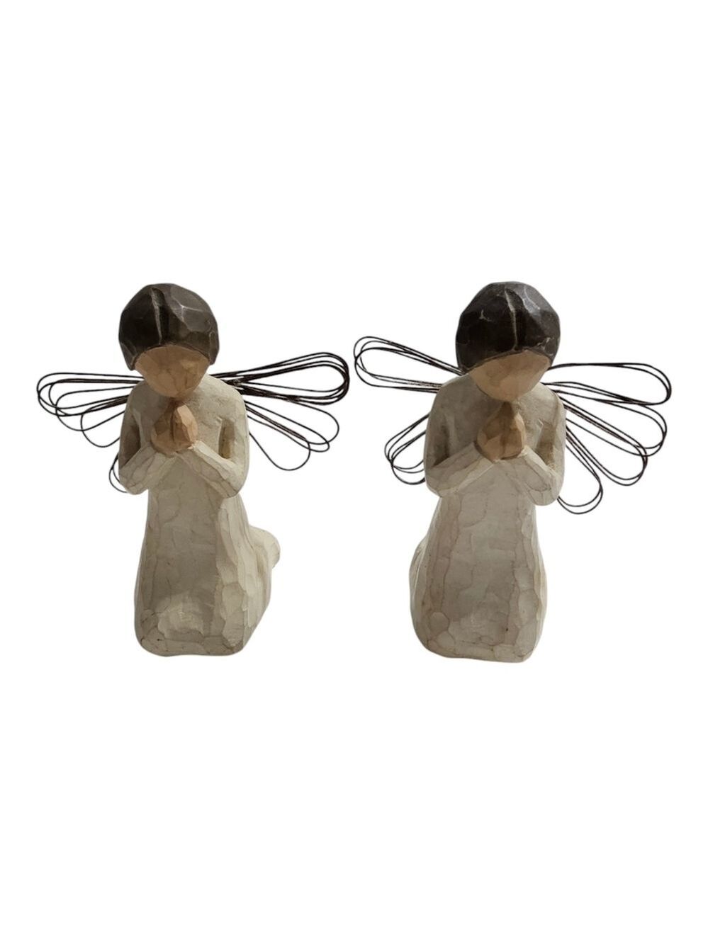 WILLOW TREE Figurine "ANGEL OF PRAYER" Susan Lordi DEMDACO Bundle Of 2